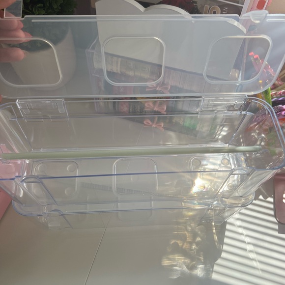 Amazon Transparent Ribbon Storage Boxes with Lid - Picture 4 of 5